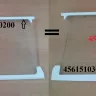 Отделка стекла задняя Beko 4561520100, Н-490мм